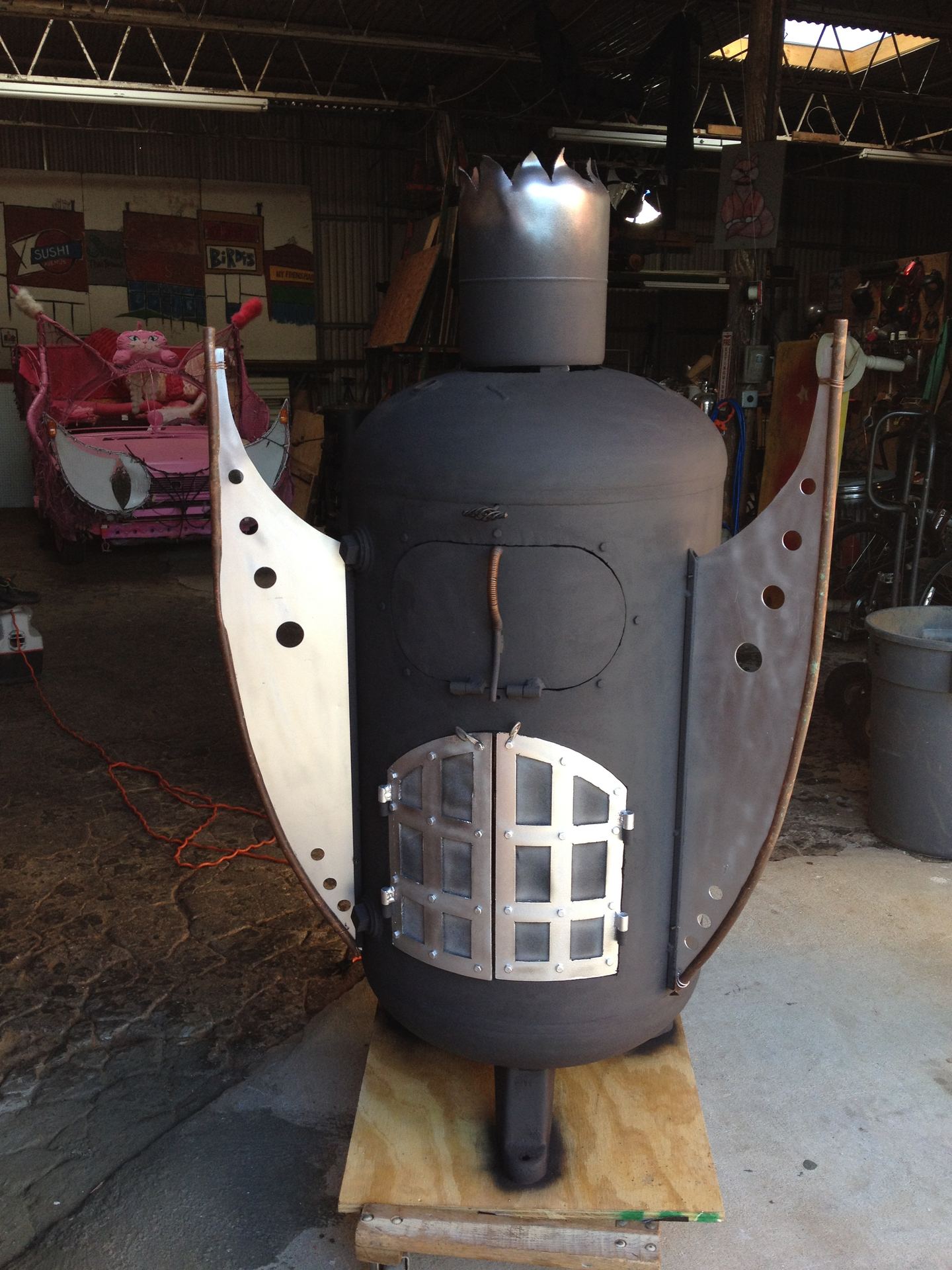 The Wood Burning Rocket Ship