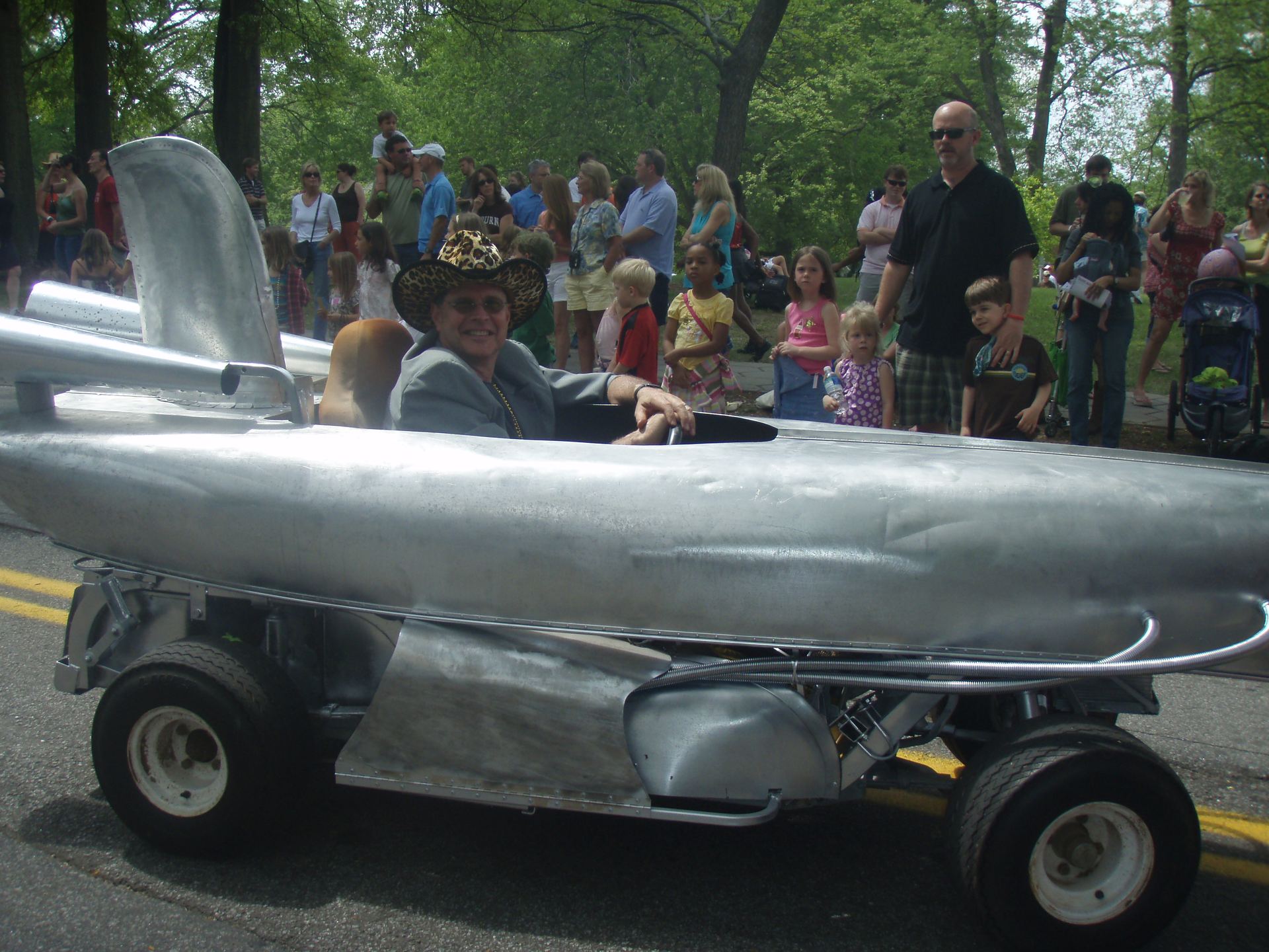 Jimbo created the World Land Speed Record Vehicle